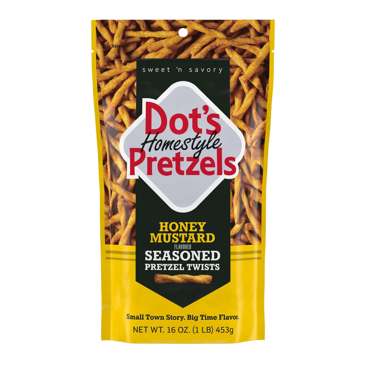 Dot's Homestyle Pretzels, Honey Mustard Pretzels, 16 Oz