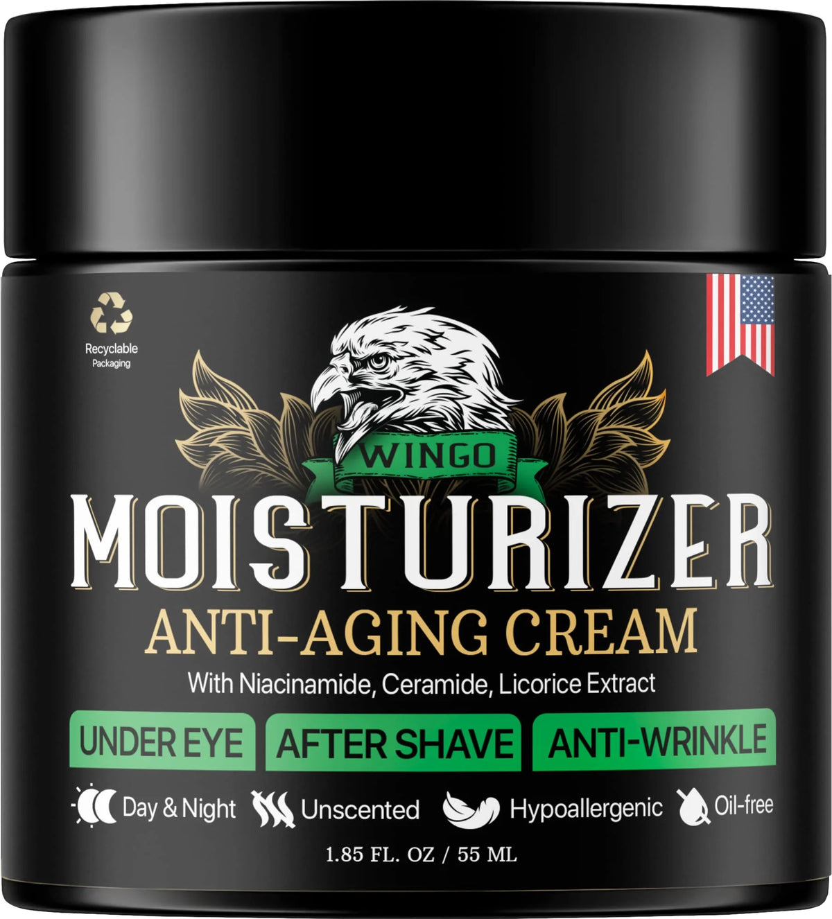Wingo Moisturizer Anti Aging Cream 1.85fl Oz