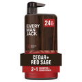 Every Man Jack Cedarwood 2in1 Shampoo and Conditioner