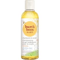 Burt's Bees Baby Shampoo & Wash, Original, Tear Free, Pediatrician Tested, 98.7% Natural Origin, 236.5 ml