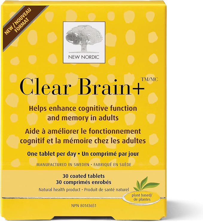 New Nordic Clear Brain Tablets 60 units