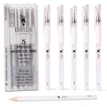 5 White Gel Pen