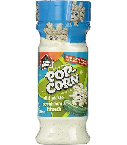 Club House, Quality Natural Herbs & Spices, Popcorn Seasoning, Dill Pickle, 160g