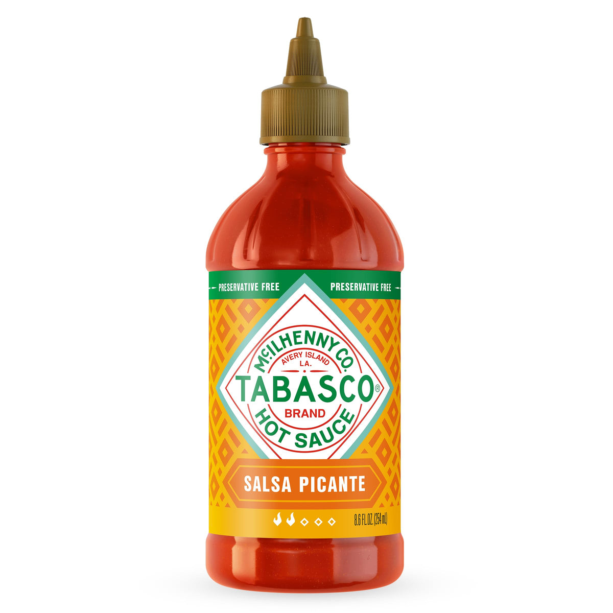 Tabasco Salsa Picante Hot Sauce 8.6 Fl Oz