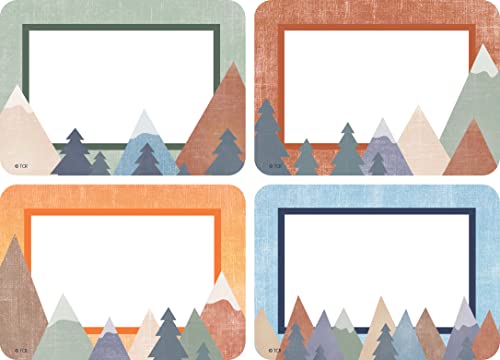 Teacher Created Resources TCR9128 Moving Mountains Name Tags Labels Multi Pack