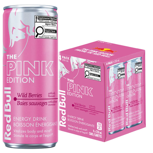 Red Bull Pink Edition Wild Berries 4 Packs 8oz