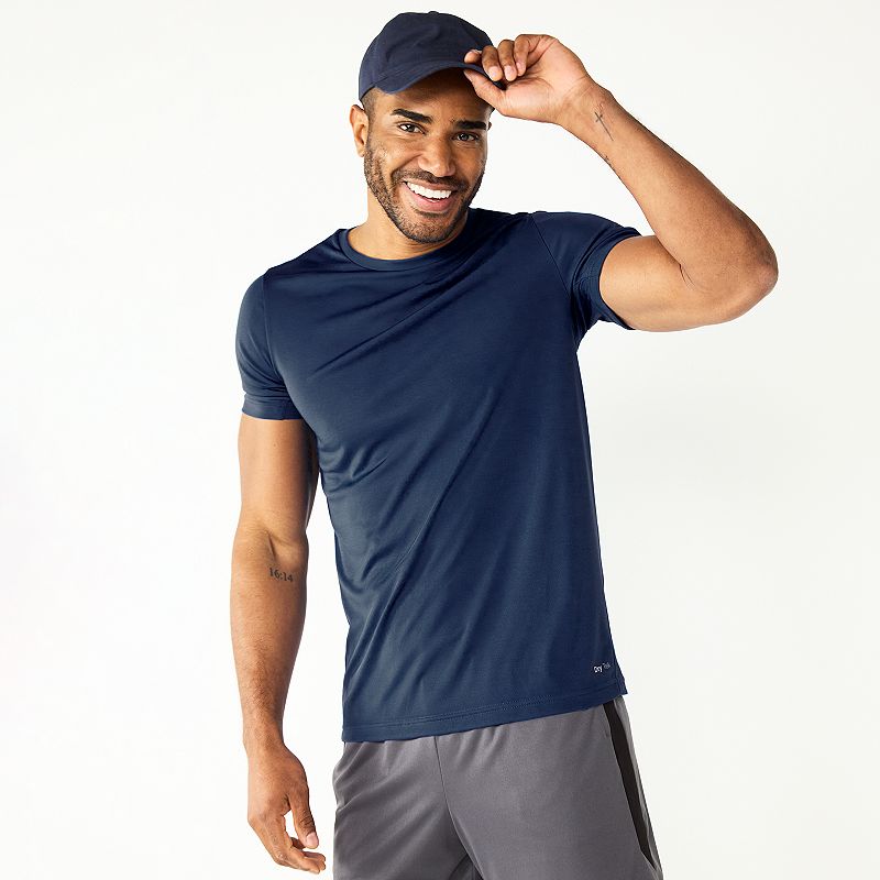 Men's Croft & Barrow® Elbow-Sleeve Splitneck Top, XL