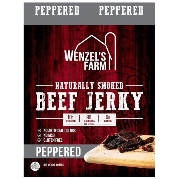 Wenzel's Farms Beef Jerky peppered