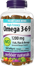 Webber Naturals Omega 3-6-9 1,200 mg Fish Oil