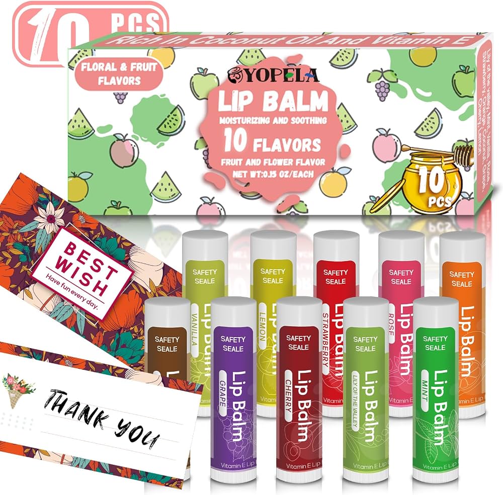 Yopela Lip Balm 10Flavors