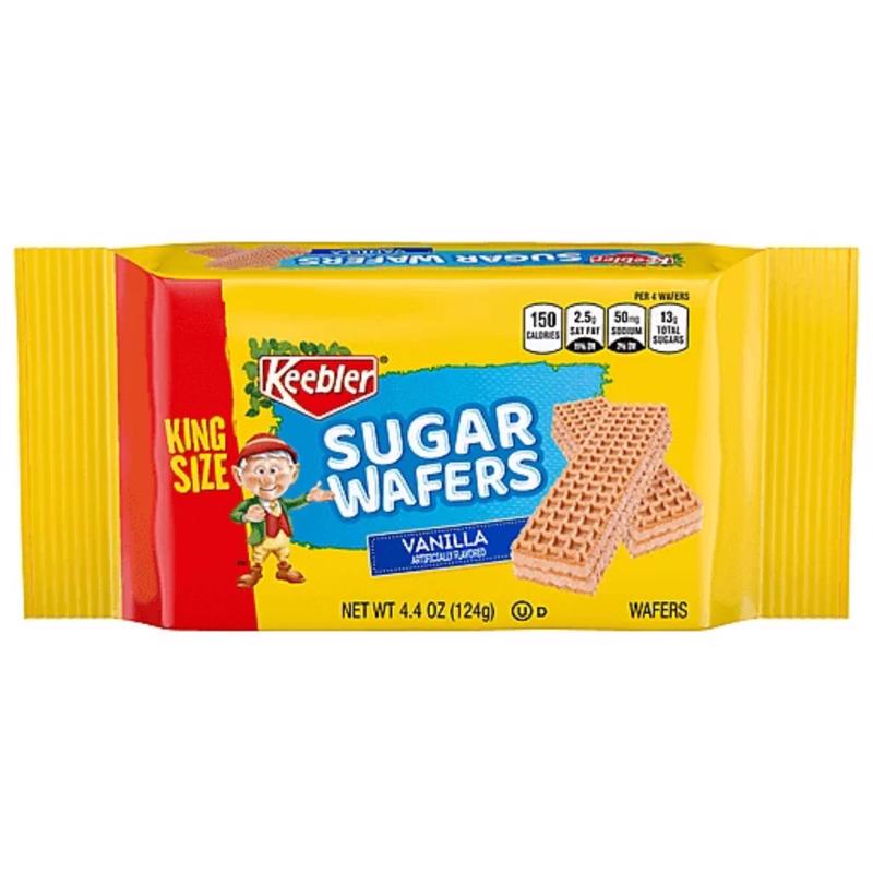 Keebler King Size Vanilla Sugar Wafers 4.4 Oz Pouch