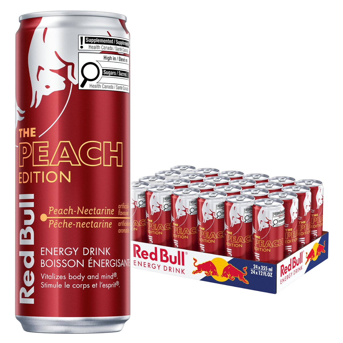 Red Bull Peach Nectarine 24x250ml