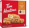 Tim Hortons Salted Caramel Granola Bars, Peanut Free, 5 Count