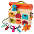 B. toys – Critter Clinic Vet Set – Pretend Play Animal Hospital Toy for Toddlers & Kids – 14 Pieces Pet Care Set with Tools & Plush Toys – 2+ Years