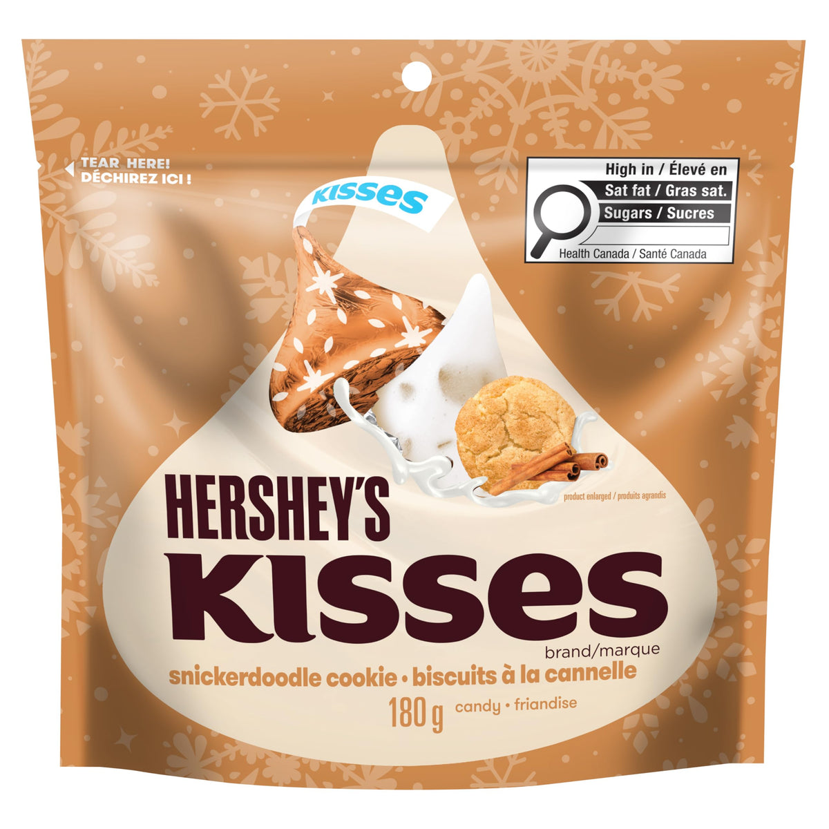 snickerdoodle cookie – Hershey's Kisses