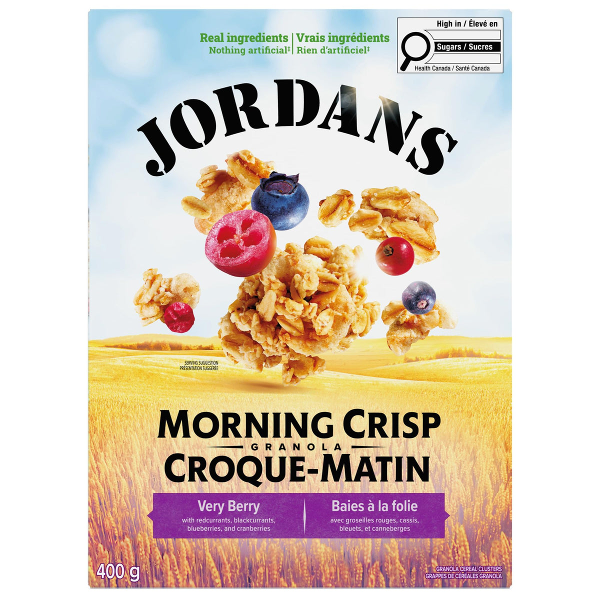 Jordans Morning Crisp Granola Cereal - Very Berry, 400g
