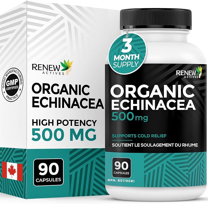 RENEW ACTIVES ORGANIC ECHINACEA 500MG