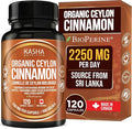 Extra Strength Organic Ceylon Cinnamon Capsules 2250mg