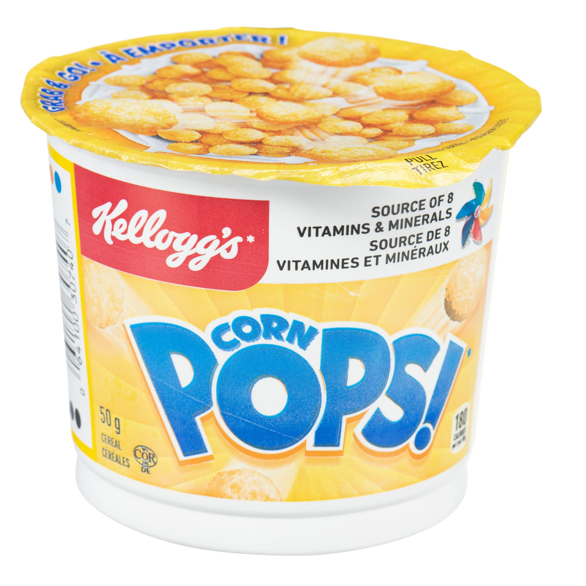 Kellogg S Corn Pops Cold Breakfast Cereal Cup