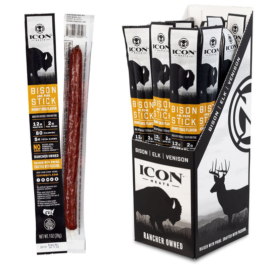1 Oz. Honey BBQ Bison Stick Jerky