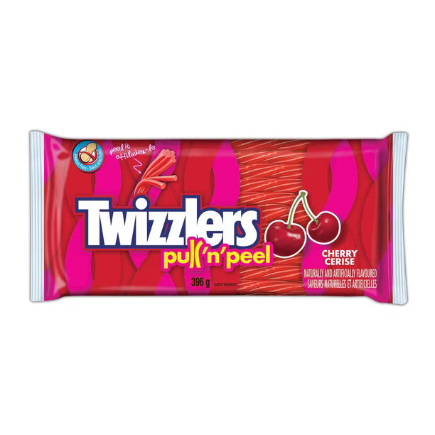Twizzler Pull N Peel Cherry 396G