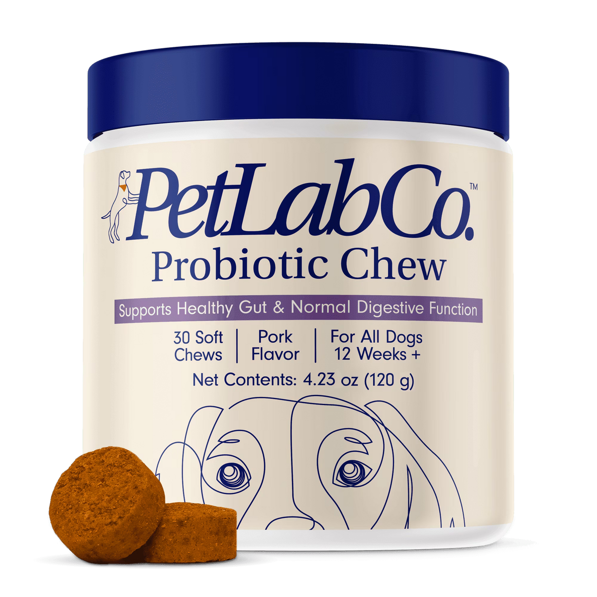 PetLAB Co. Probiotic Chews Chew Probiotics for Dogs Ct