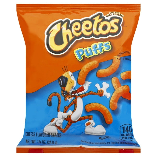 Cheetos Cheese Flavored Snacks Puffs 24.8