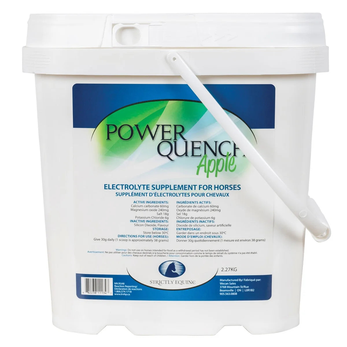 Power Quench – Apple Flavoured Electrolyte Supplement for Horses 2.27kg