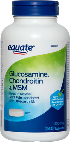 Equate Glucosamine, Chondroitin & Msm 1300mg