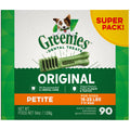 Greenies Original Flavor Adult Natural Dental Dog Treats Petite Size 54 Oz Pack (90 Count)