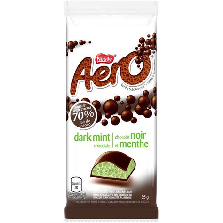 AERO NESTLE Milk Chocolate with Mint flavored centre Bar, 95g