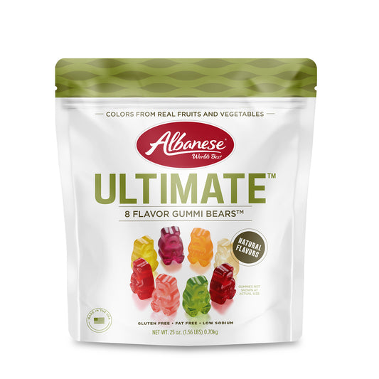 Albanese True to Fruit-Exotic Fruits Assorted Gummi Bears 25 Oz