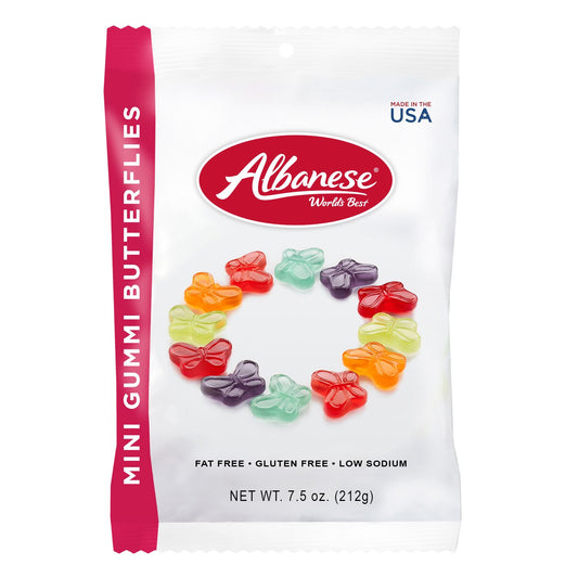 Albanese World's Best Mini Butterflies Candy - 7.5oz