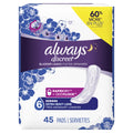 Always Discreet Adult Incontinence Pads for Women, 45ct