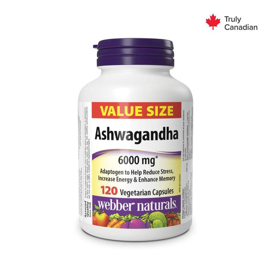 Webber Naturals Ashwagandha 6000 Mg