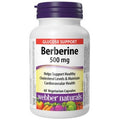 Webber Naturals and Holista Berberine 500 Mg 60 Veggie Caps