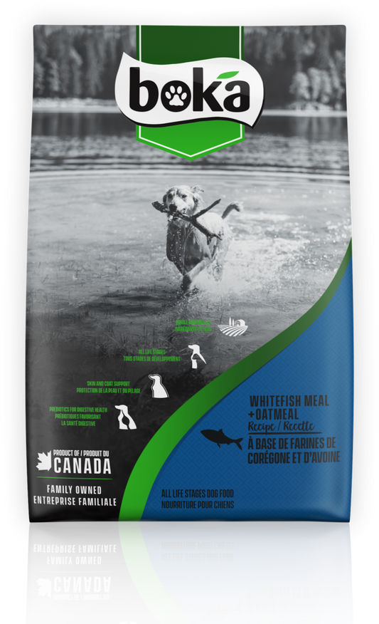 Boka Whitefish Meal +oatmeal Dog Food, 11.36 kg