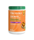 Organika Canadian-Made Chicken Bone Broth Powder-15g Protein Per Serving, Low-Sodium, Mineral-Rich, Convenient Powder Format, Easily Add to Recipes, Keto | Free-Run, Non-GMO and Organic Vegetarian Fed-Chickens- 300g