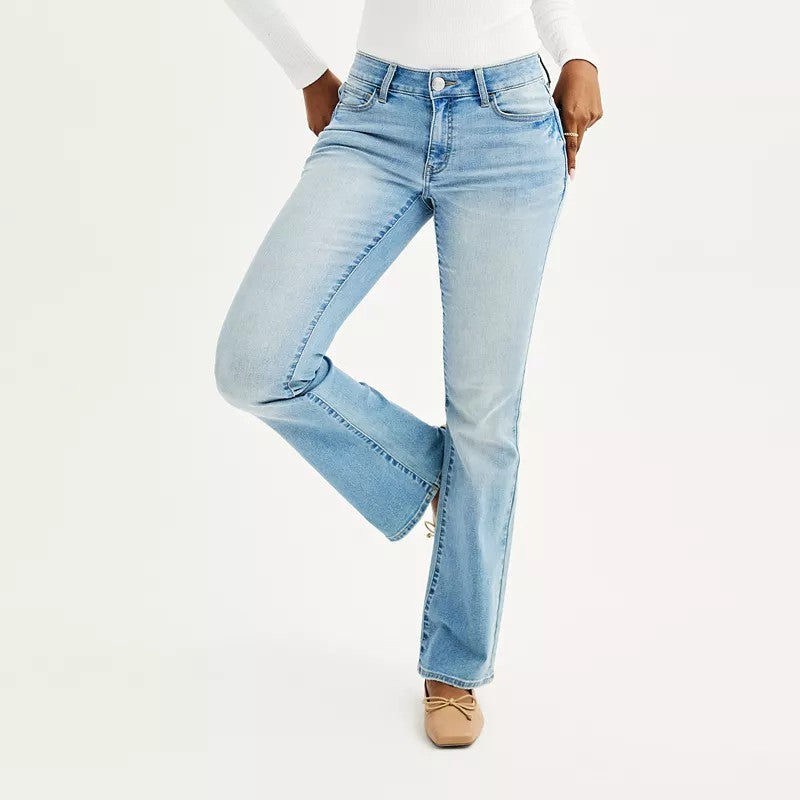 Juniors' SO® Low Rise Bootcut Jeans