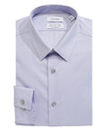 Calvin Klein Slim Fit Broadcloth Dress Shirt-PURPLE-15.5-34/35