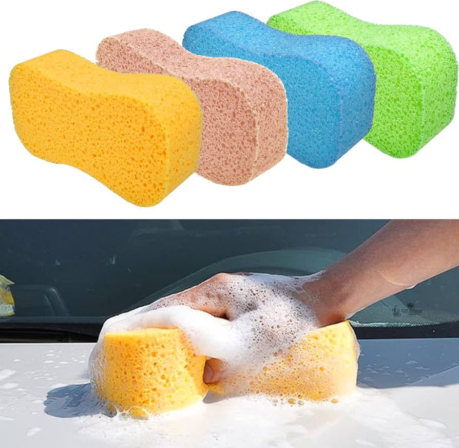 Compressed Sponge for Car