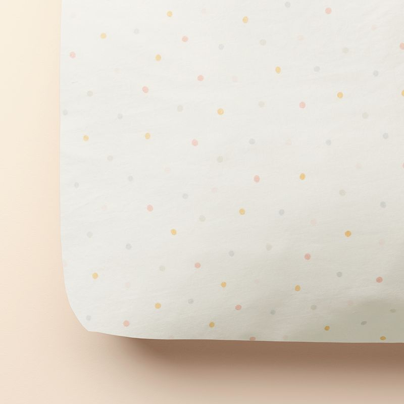 Little Co. by Lauren Conrad Organic Cotton Percale Crib Fitted Sheet, White