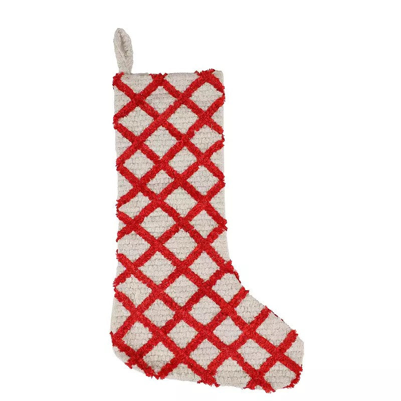 St. Nicholas Square® Criss Cross Christmas Stocking