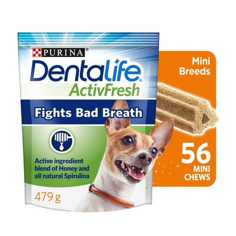 DentaLife ActivFresh, Mini Breed Dental Dog Treats 479 g