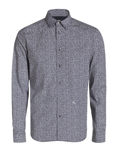 Diesel Microprint Shirt-navy-x-large