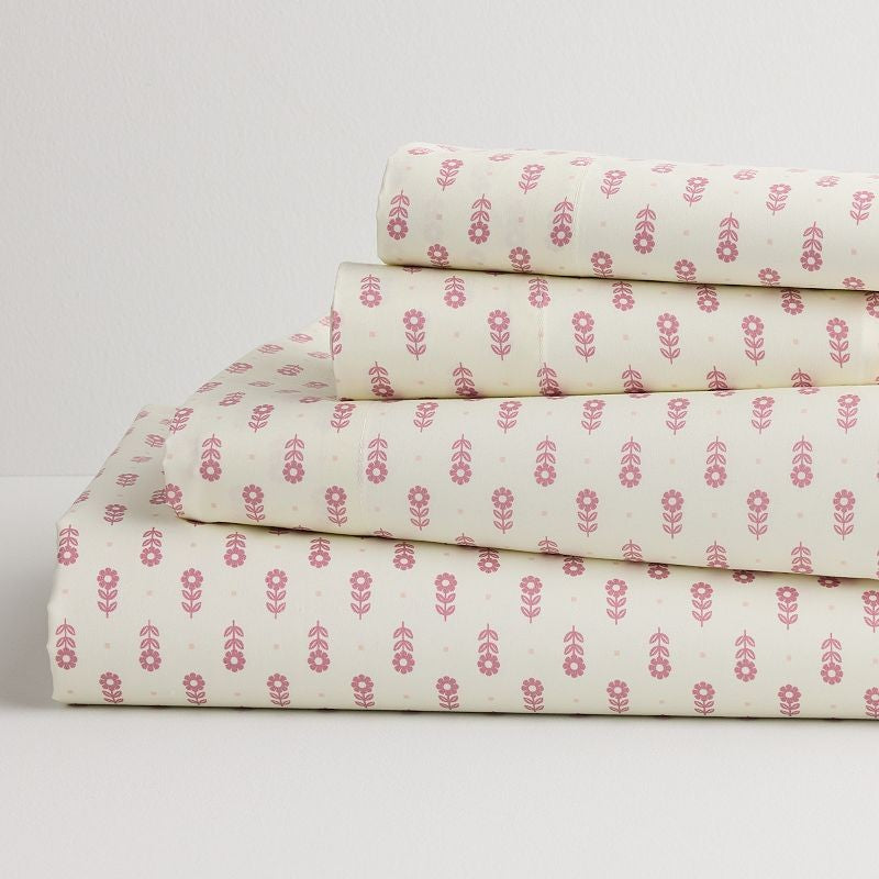 The Big One® Extra Soft Sheet Set with Pillowcases, Pink Ditsy Floral