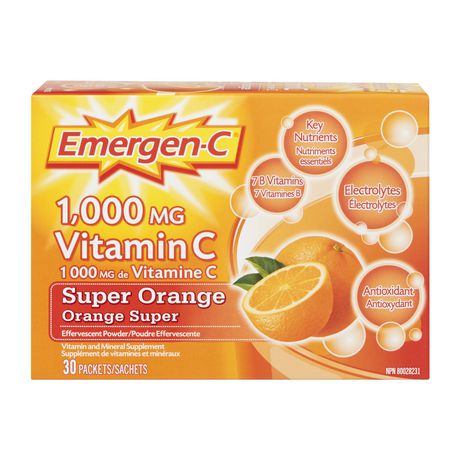 Emergen-C Super Energy Booster Instant Drink Mix