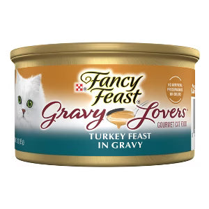 Purina Fancy Feast Gravy Lovers Gourmet Turkey Feast in Roasted Turkey3oz