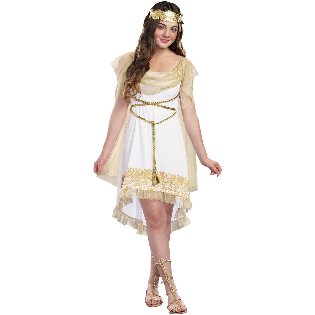 Girly Goddess Teen Halloween Dress up / Role Play Costume