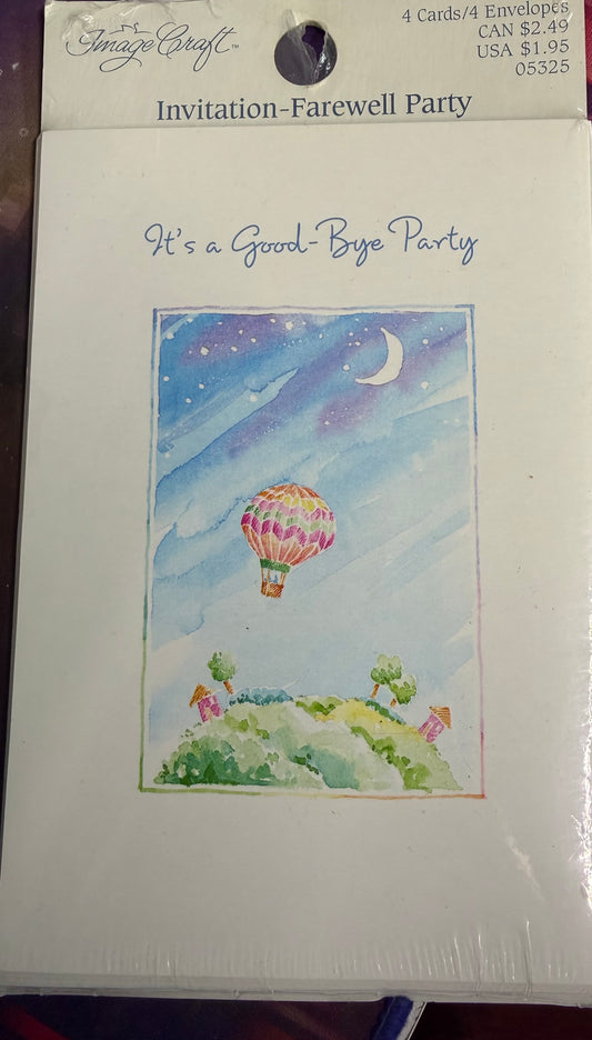 Invitation-Farewell Party - It's a Good-Bye Party